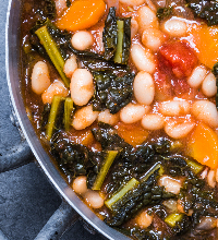 Garlicky White Bean and Kale stew Thumb